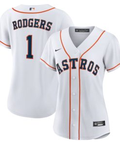 Brendan Rodgers Houston Astros Nike Women's Home Replica Jersey - White