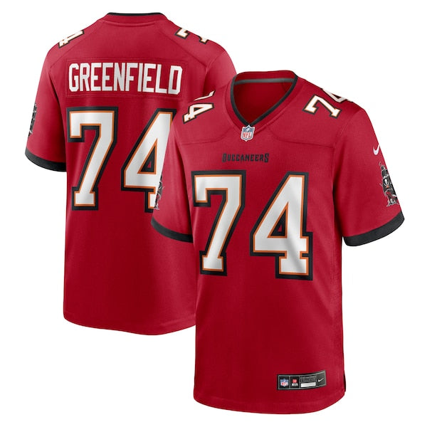Garret Greenfield Tampa Bay Buccaneers Nike Team Game Jersey - Red