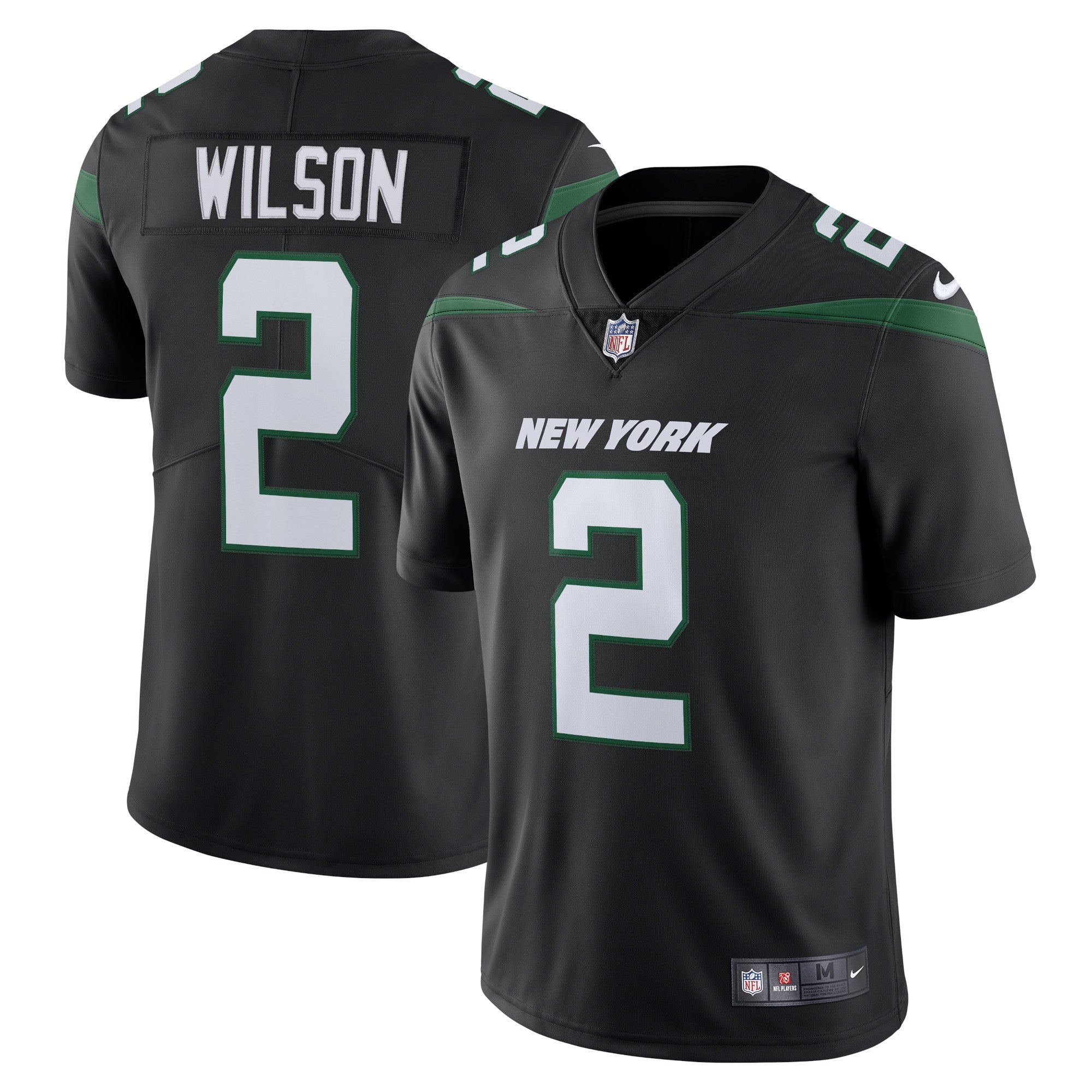 Zach Wilson New York Jets Nike Vapor Limited Jersey - Gotham Green/Black/White - Image 7
