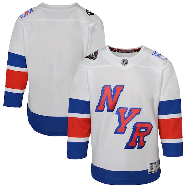 New York Rangers Youth 2024 NHL Stadium Series Premier Jersey?ยจC White
