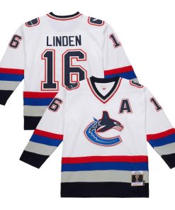Trevor Linden Vancouver Canucks 2003-04 Power Play Jersey - White