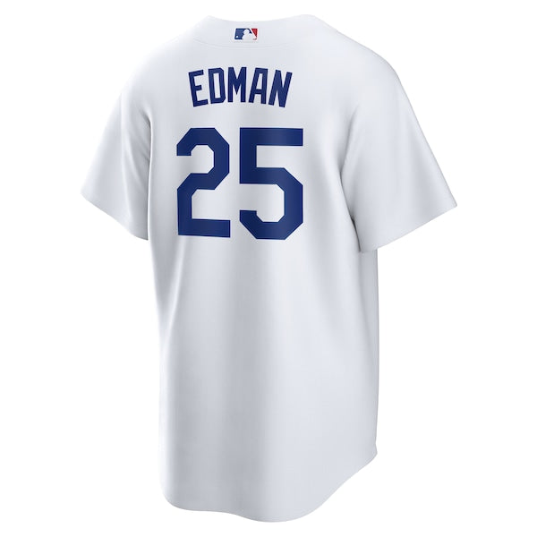 Tommy Edman Los Angeles Dodgers Nike Home Replica Jersey - White - Image 3