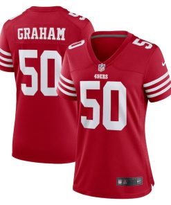 Jalen Graham San Francisco 49ers Nike Women's Team Game Jersey - Scarlet