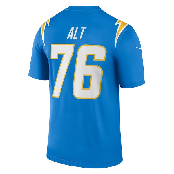 Joe Alt Los Angeles Chargers Nike Team Legend Player Performance Top - Powder Blue - Image 3
