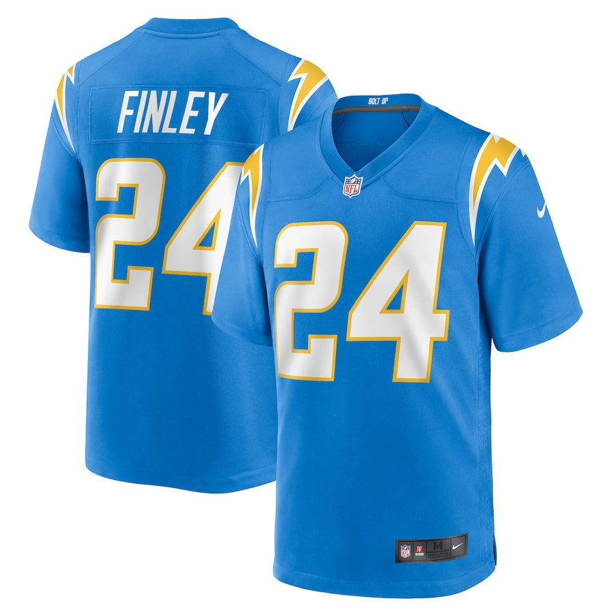AJ Finley Los Angeles Chargers Nike Team Game Jersey - Powder Blue