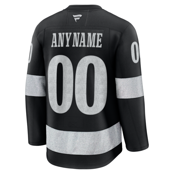 Los Angeles Kings Alternate Premium Custom Jersey - Black - Image 3