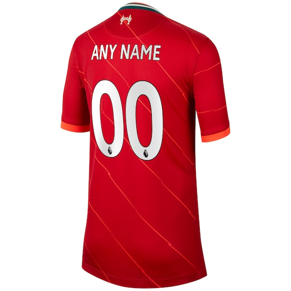 Liverpool Nike Youth 2021/22 Home Breathe Stadium Replica Custom Jersey - Red - Image 3