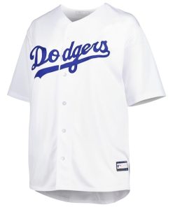 Alternative view of Freddie Freeman Los Angeles Dodgers Big & Tall Replica Player Jersey - White