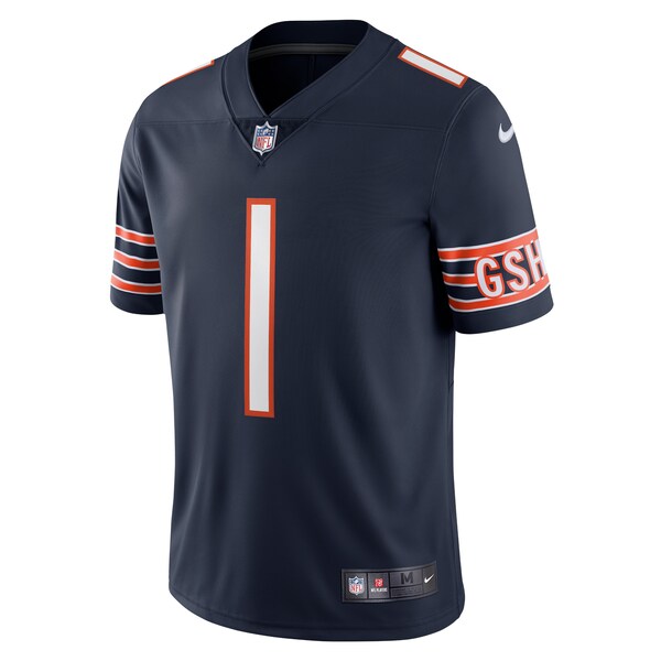 Justin Fields Chicago Bears Nike Vapor Limited Jersey - Navy - Image 2