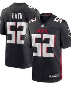 Jovaughn Gwyn Atlanta Falcons Nike Team Game Jersey -  Black