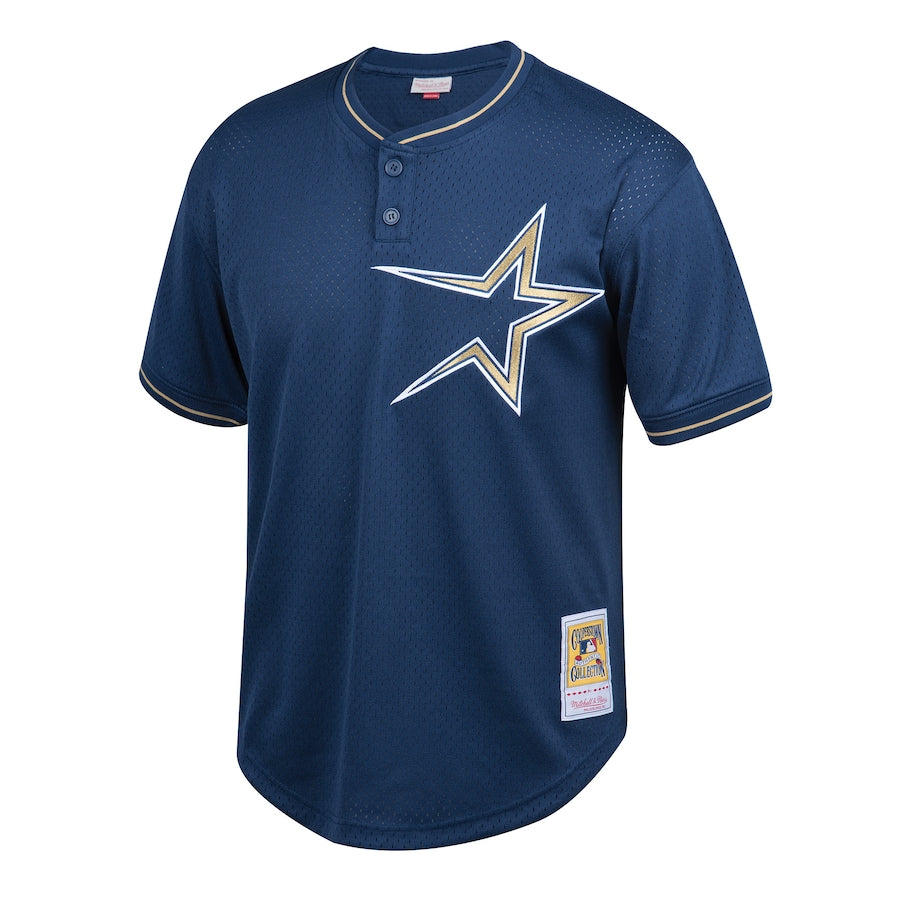 Jeff Bagwell Houston Astros Youth Cooperstown Collection Mesh Batting Practice Jersey - Navy - Image 2