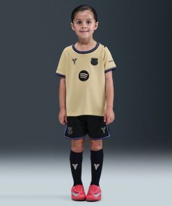 Barcelona Nike Youth 2025/26 Stadium Kit Set - Gold