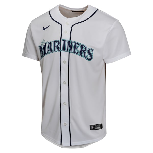 Seattle Mariners Nike Youth Home Game Jersey - White - Image 2