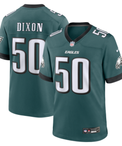 Lance Dixon Philadelphia Eagles Nike Team Game Jersey - Midnight Green