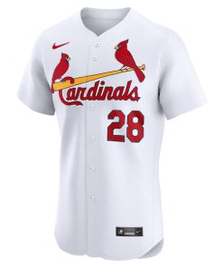Alternative view of Nolan Arenado St. Louis Cardinals Nike Home Elite Player Jersey - White
