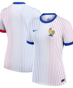 Alternative view of France National Team Nike Women's 2024 Away Replica Blank Jersey - White