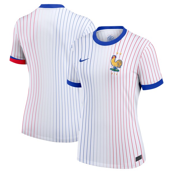 France National Team Nike Women's 2024 Away Replica Blank Jersey - White - Image 2
