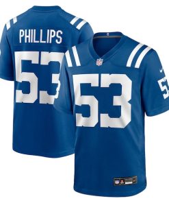 Alternative view of Jacob Phillips Indianapolis Colts Nike Team Game Jersey -  Royal