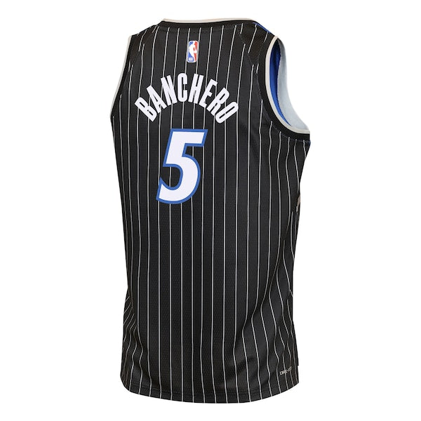 Paolo Banchero Orlando Magic Jordan Brand Youth Swingman Jersey - Statement Edition - Black - Image 3