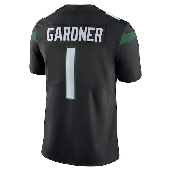 Ahmad Sauce Gardner New York Jets Nike Vapor Untouchable Limited Jersey - Black - Image 3
