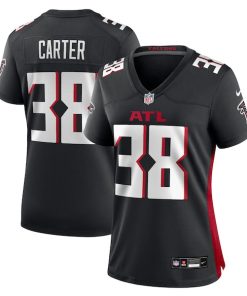 Nathan Carter Atlanta Falcons Nike Women's Team Game Jersey -  Black