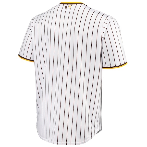 San Diego Padres Big & Tall Home Replica Team Jersey - White/Brown - Image 3
