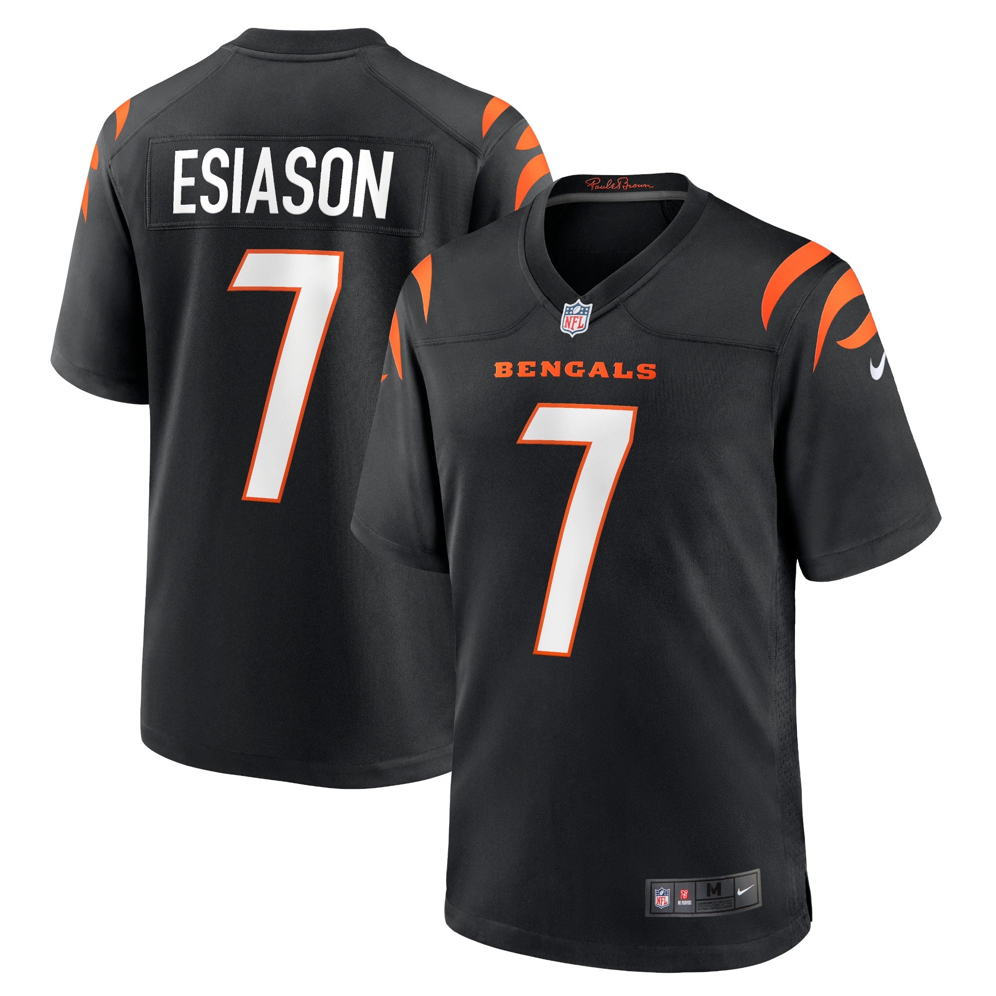 Boomer Esiason Cincinnati Bengals Nike Retired Player Alternate Game Jersey - Orange/Black - Image 6