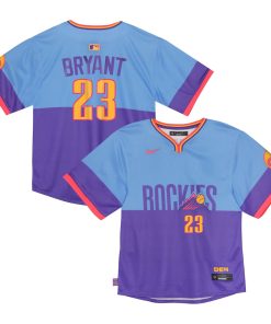 Kris Bryant Colorado Rockies Nike Toddler 2025 City Connect Limited Player Jersey - Purple/Light Blue