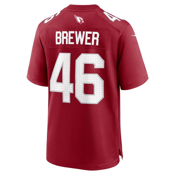 Aaron Brewer Arizona Cardinals Nike Team Game Jersey - Cardinal - Image 4