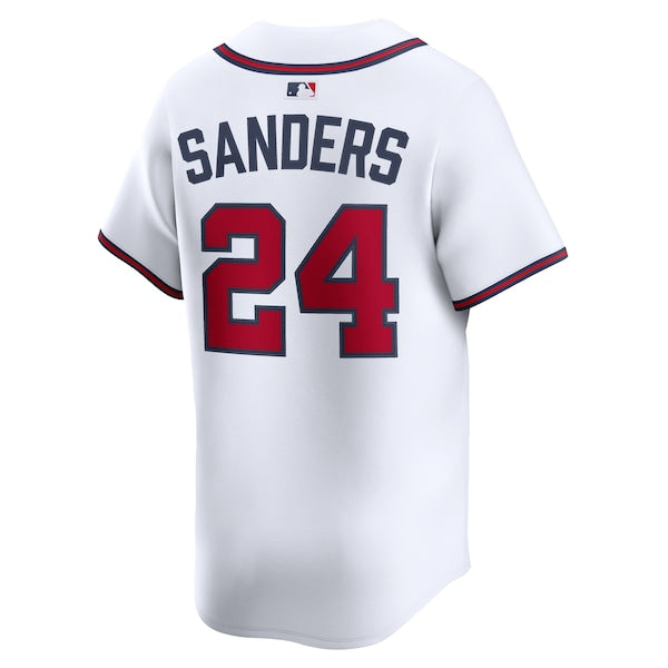 Deion Sanders Atlanta Braves Nike Limited Player Jersey - White - Image 3