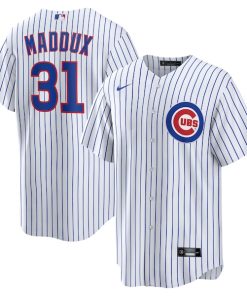 Greg Maddux Chicago Cubs Nike Home Retired Player Replica Jersey - White
