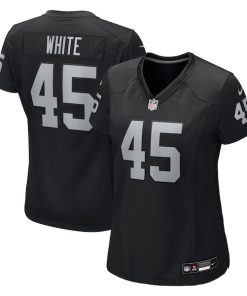 Devin White Las Vegas Raiders Nike Women's Team Game Jersey -  Black