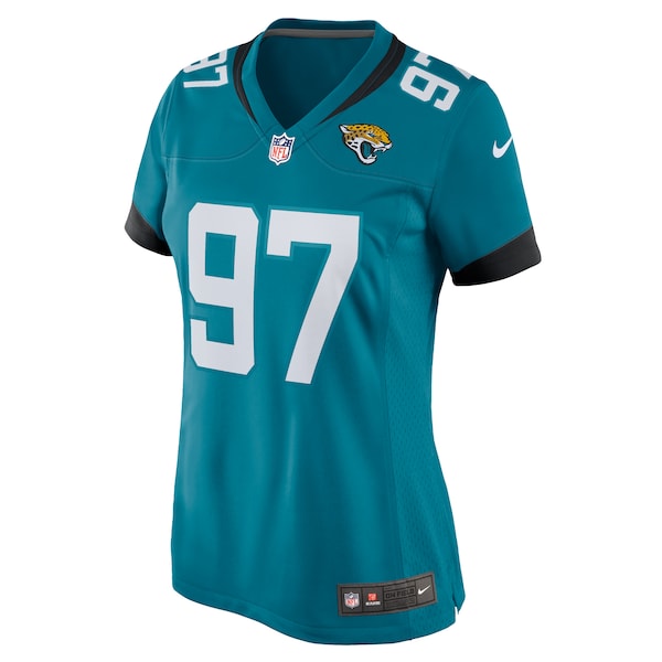 Henry Mondeaux Jacksonville Jaguars Nike Women's Game Jersey - Teal - Image 2