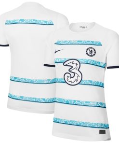 Chelsea Nike Women's 2022/23 Away Breathe Stadium Blank Replica Jersey - White