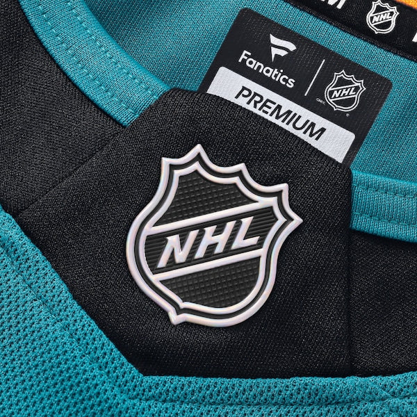 San Jose Sharks Home Premium Custom Jersey - Teal - Image 5