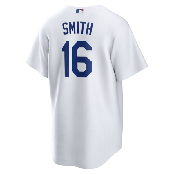 Will Smith Los Angeles Dodgers Nike 2025 World Series Home Replica Player Jersey - White - Image 3
