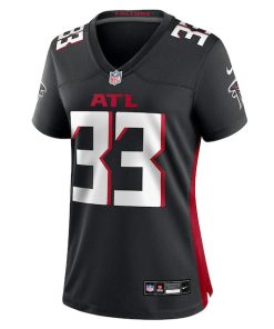 Alternative view of Billy Bowman Jr. Atlanta Falcons Nike Women's Team Game Jersey -  Black