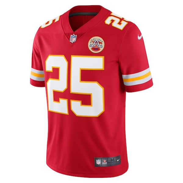 Clyde Edwards-Helaire Kansas City Chiefs Nike Vapor Limited Jersey - Red/White - Image 3