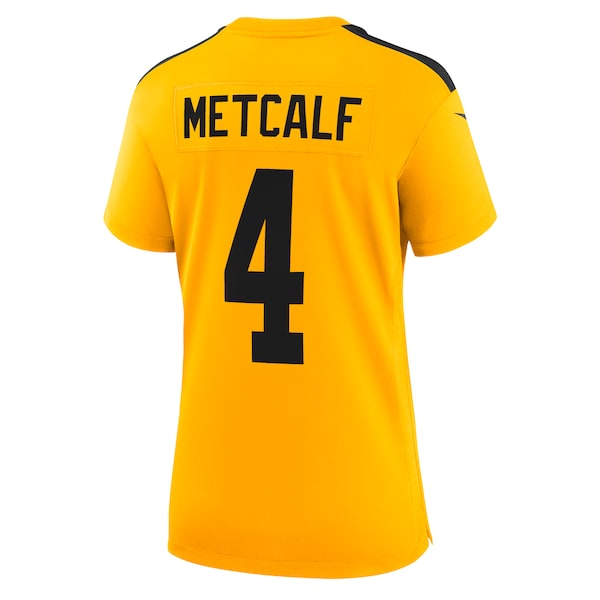 DK Metcalf Pittsburgh Steelers Nike Women's Alternate 1933 Throwback Game Jersey - Gold - Image 3