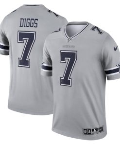 Trevon Diggs Dallas Cowboys Nike Inverted Legend Jersey - Gray