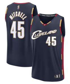 Donovan Mitchell Cleveland Cavaliers  Youth  Fastbreak Jersey - Classic Edition - Navy