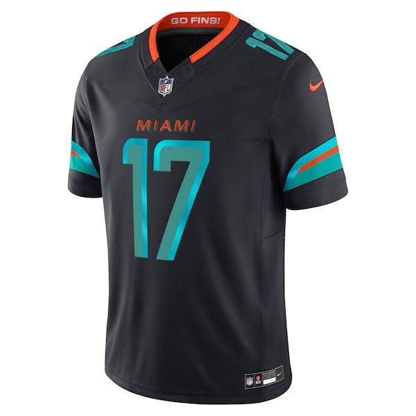 Jaylen Waddle Miami Dolphins Nike 2025 Rivalries Collection Limited Jersey - Pitch Blue - Image 2
