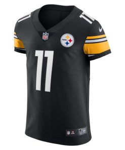 Alternative view of Chase Claypool Pittsburgh Steelers Nike Vapor Elite Player Jersey - Black