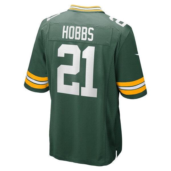 Nate Hobbs Green Bay Packers Nike Team Game Jersey - Green - Image 3