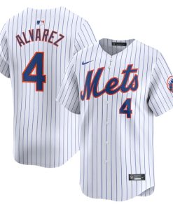Francisco Alvarez New York Mets Nike Home Limited Player Jersey - White