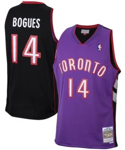 Muggsy Bogues Toronto Raptors 2001/02 Hardwood Classics Swingman Jersey - Purple