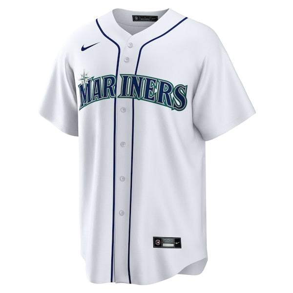Andr¨¦s Mu?oz Seattle Mariners Nike Home Replica Player Jersey - White - Image 2