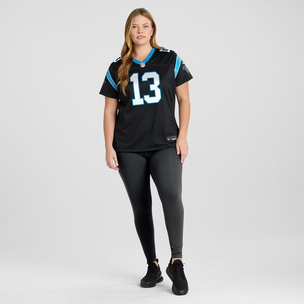 Hunter Renfrow Carolina Panthers Nike Women's Team Game Jersey - Black - Image 6