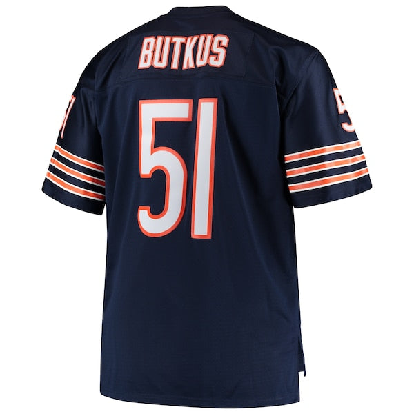 Dick Butkus Chicago Bears Big & Tall 1966 Retired Player Replica Jersey - Navy - Image 3