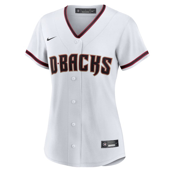 Corbin Carroll Arizona Diamondbacks Nike Women's Home Replica Player Jersey - White - Image 2